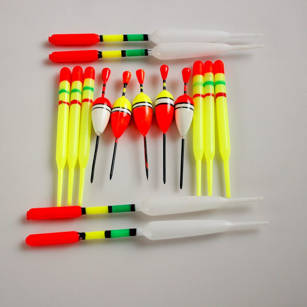 Yolo Fishing 15pcs/set Assorted Sizes Lot Fishing Lure Slip