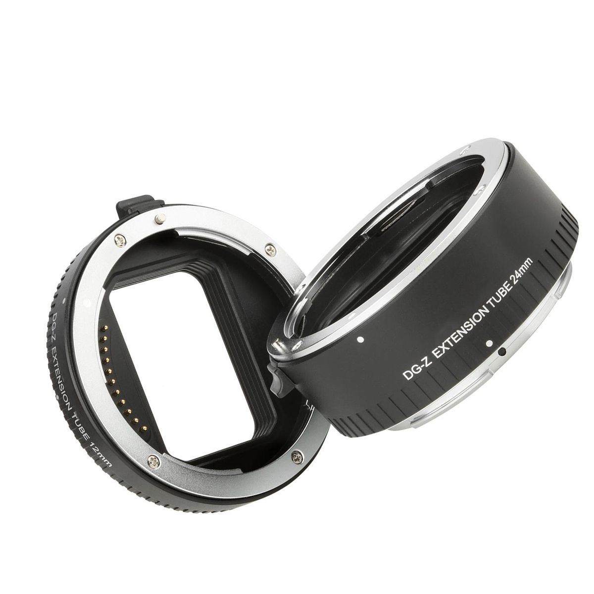 Automatic Macro Extension Tubes 12mm 24mm Full Frame Metal Adapter Ring Auto Focus Auto Exposure TTL Metering Compatible with Nikon Z Mount Cameras Lens Accessories