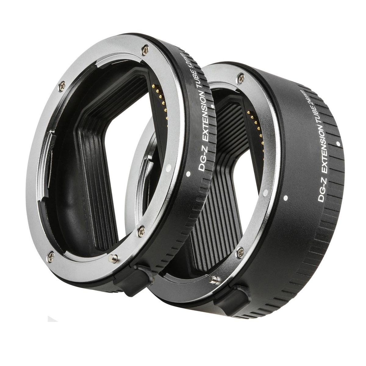 Automatic Macro Extension Tubes 12mm 24mm Full Frame Metal Adapter Ring Auto Focus Auto Exposure TTL Metering Compatible with Nikon Z Mount Cameras Lens Accessories