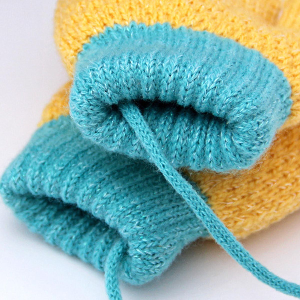 1 Pair Toddler Winter Boys And Girls Children Yellow