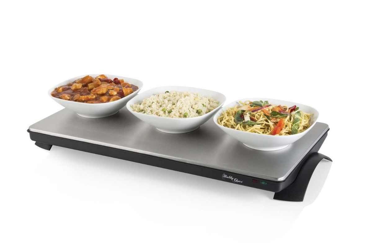Cordless Warming Tray - Stainless Steel