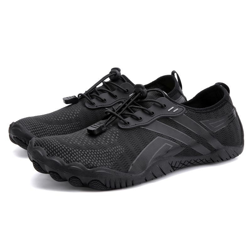 Travel Shoes Swimming Shoes Five-Finger Wading Shoes Black