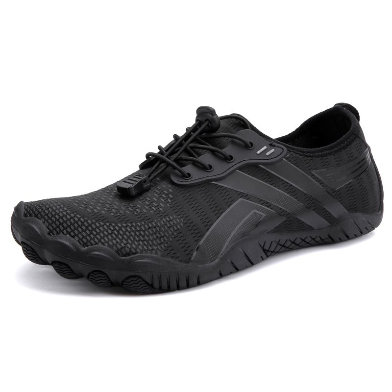 Travel Shoes Swimming Shoes Five-Finger Wading Shoes Black