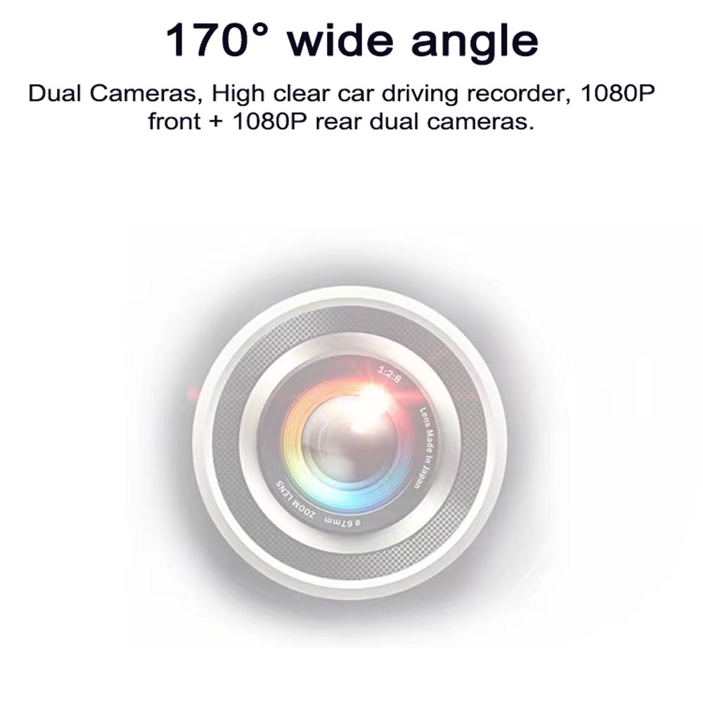1080P DVR Dash Camera Front   Rear Dual Camera Driving