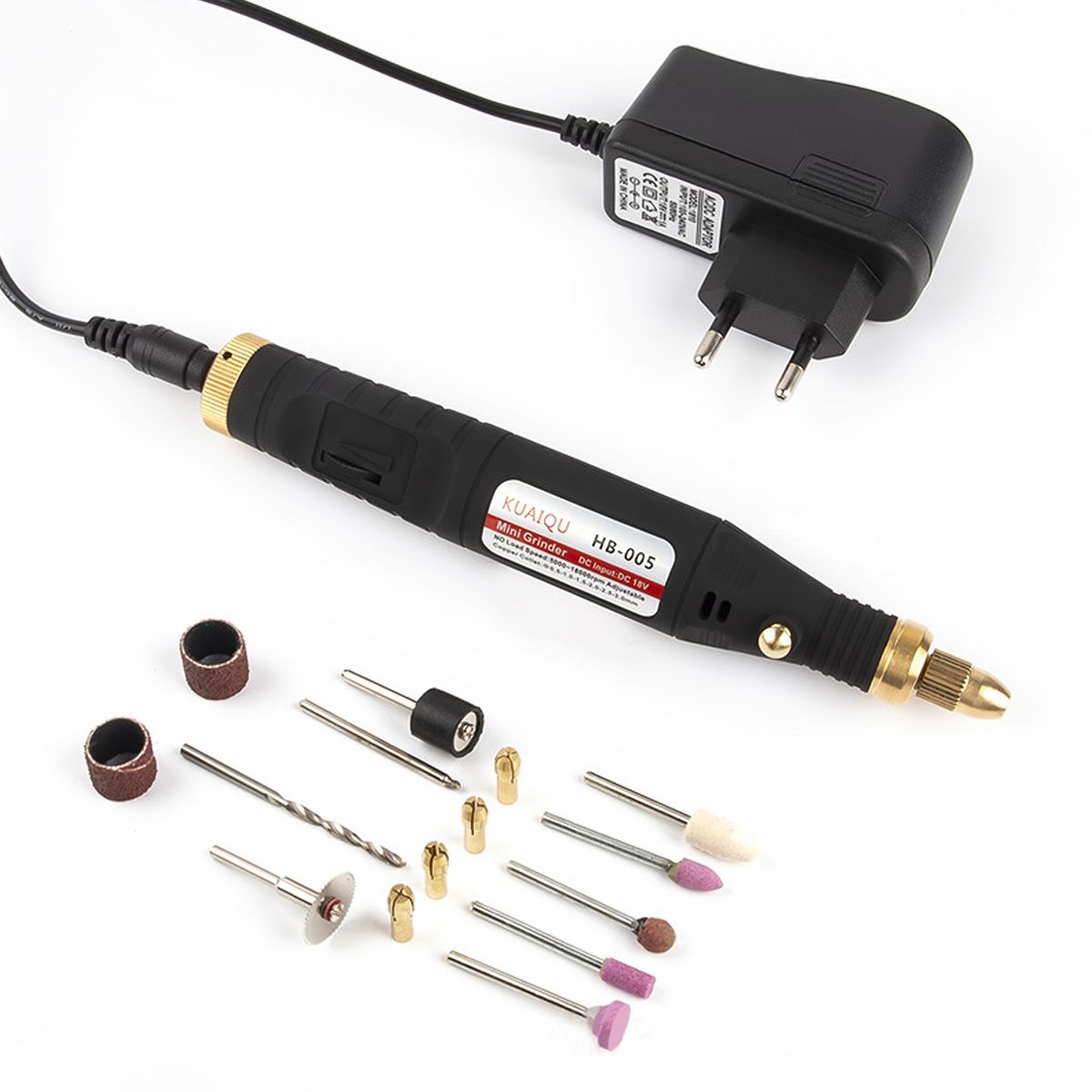Electric Rotary Tool Kit Handheld Mini Grinder 5000-18000RPM