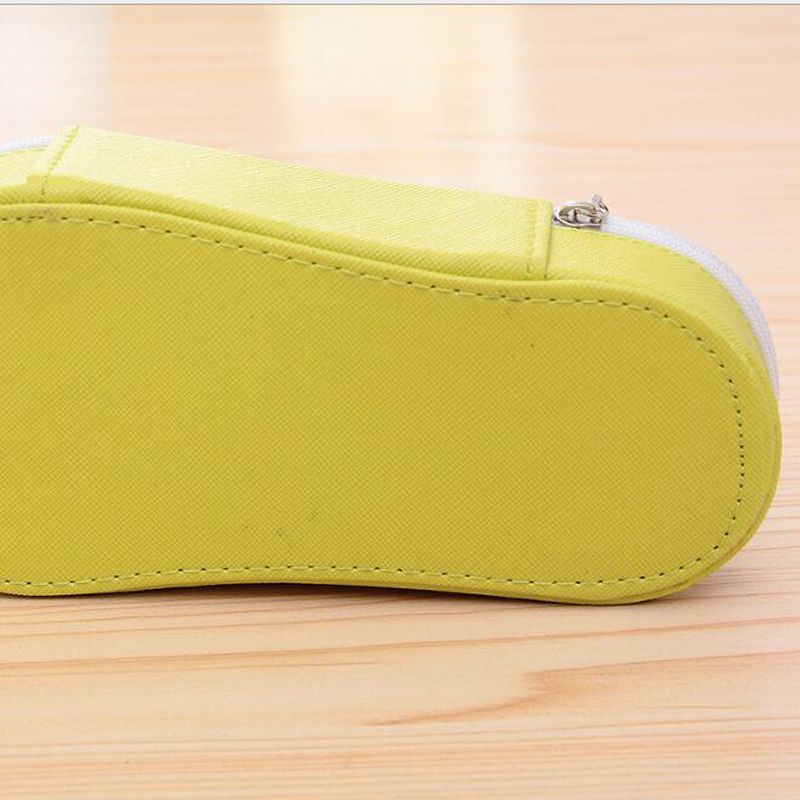 Slipper Pencil Case New Creative Art Quality Canva