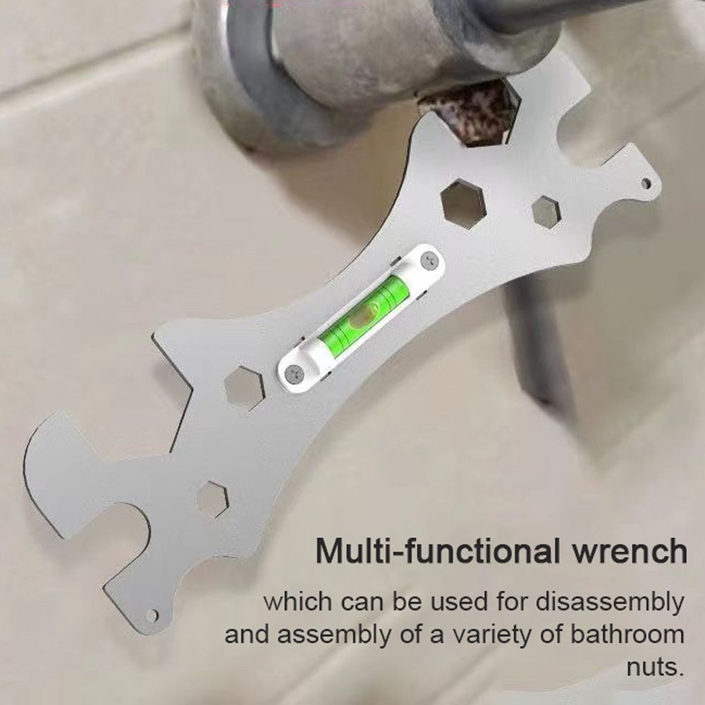 Multifunction Stainless Steel Plumbing Wrench Tool Bathroom