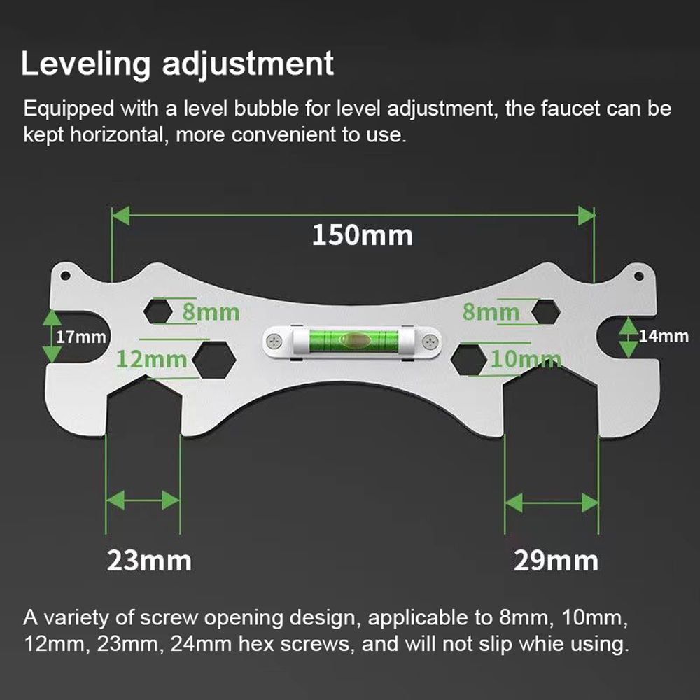 Multifunction Stainless Steel Plumbing Wrench Tool Bathroom