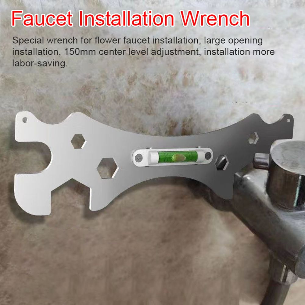 Multifunction Stainless Steel Plumbing Wrench Tool Bathroom