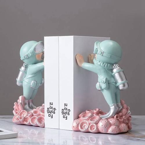 1PCS Decorative Bookends Resin Bookends Marine Theme Art Bookends Home Decor Creative Bookends Home Decor