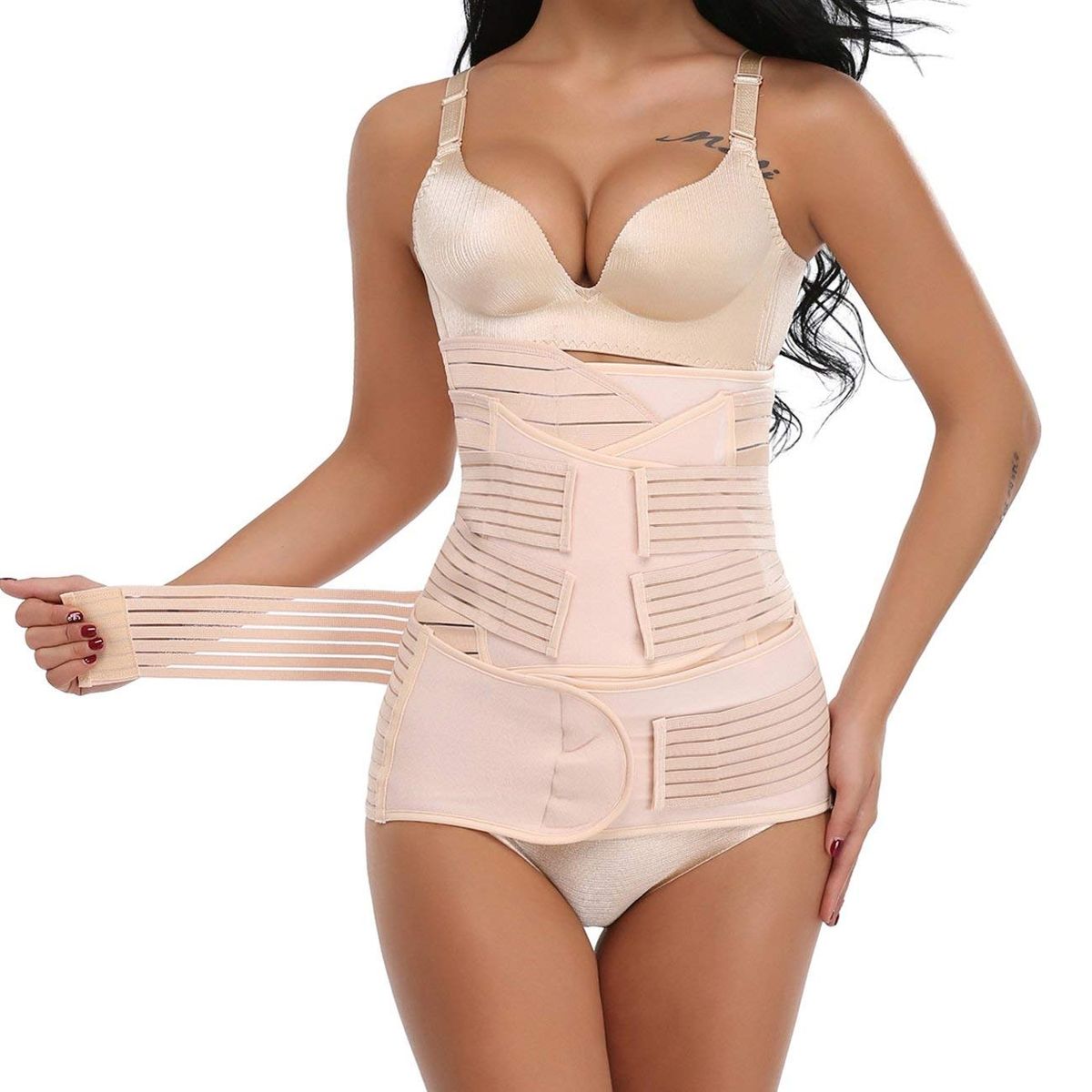3 In 1 Postpartum Belly Belt, Soft Comfort Maternity Recovery Belt Belly Back