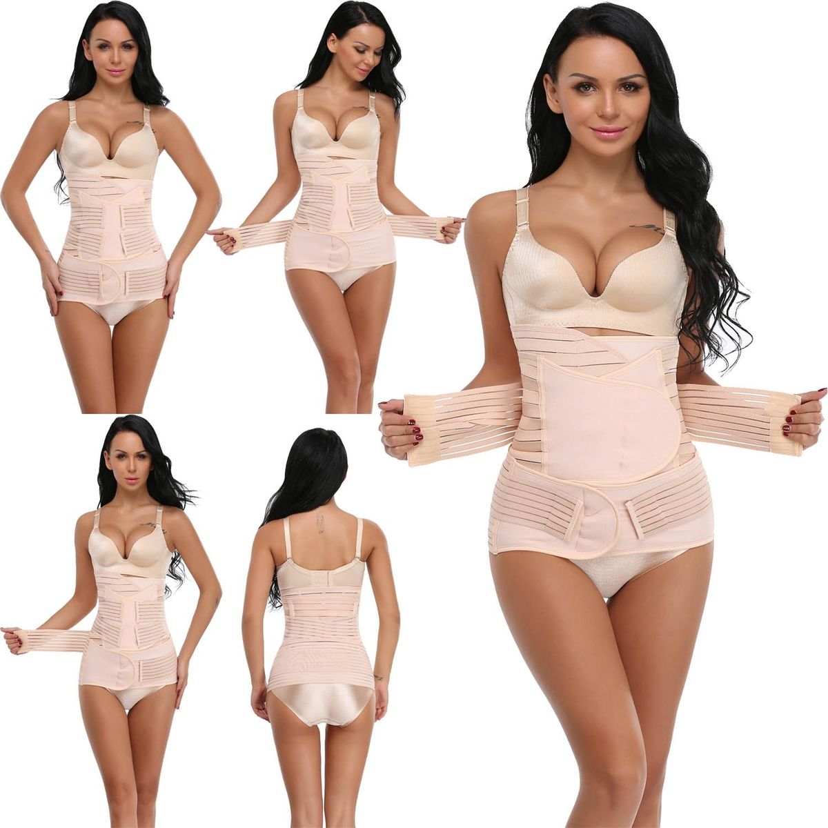3 In 1 Postpartum Belly Belt, Soft Comfort Maternity Recovery Belt Belly Back