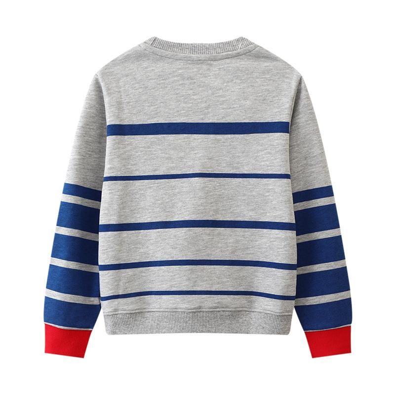 Boys Sweatshirt Long Sleeve T-Shirt Base Layer Grey