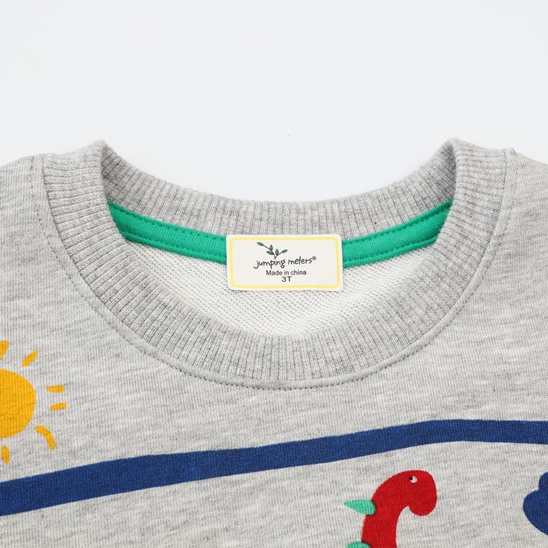 Boys Sweatshirt Long Sleeve T-Shirt Base Layer Grey