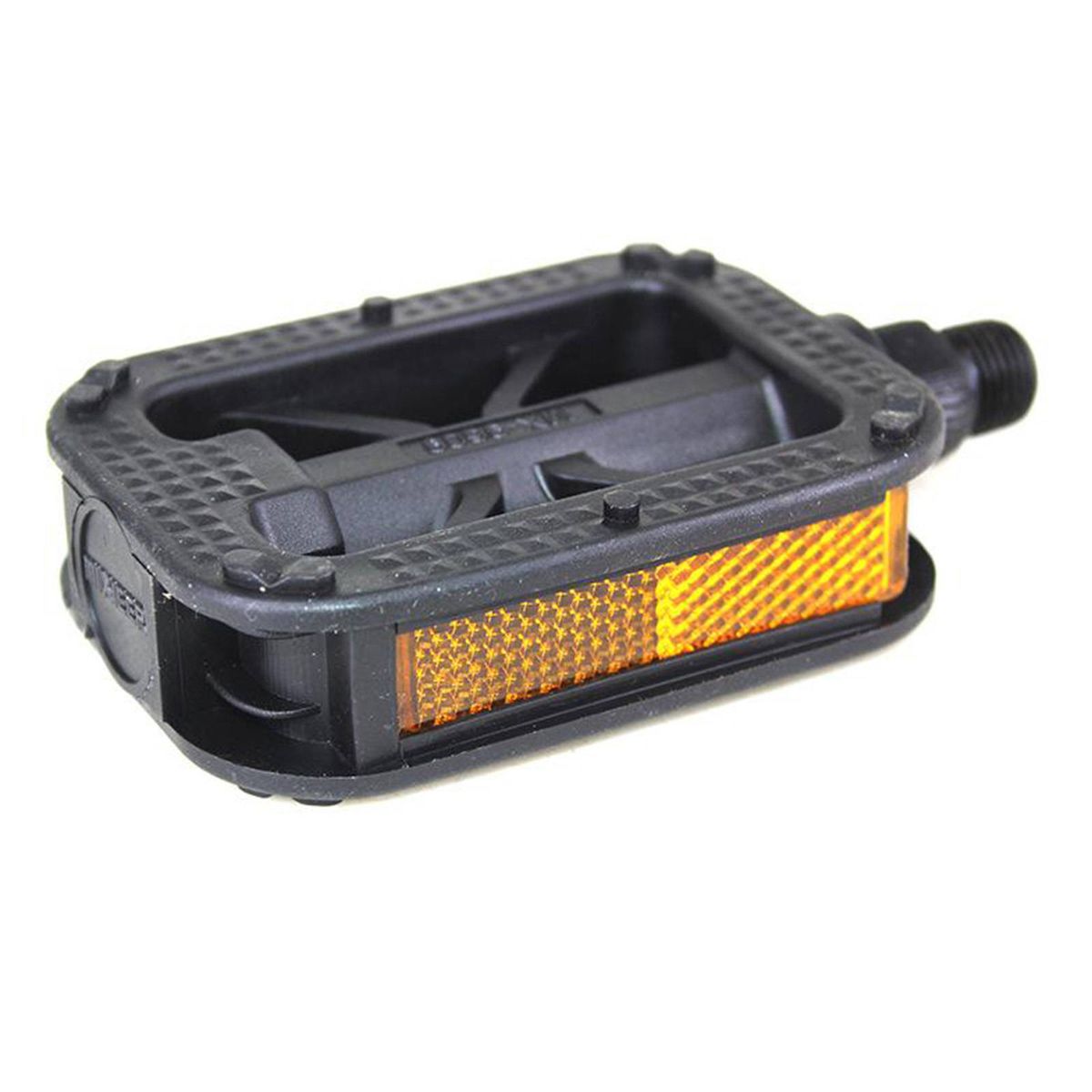 1 Pair 9/16" Bicycle Pedals Universal Anti-Skid One-piece Plastic MTB