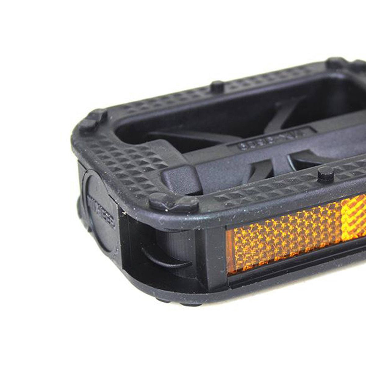 1 Pair 9/16" Bicycle Pedals Universal Anti-Skid One-piece Plastic MTB