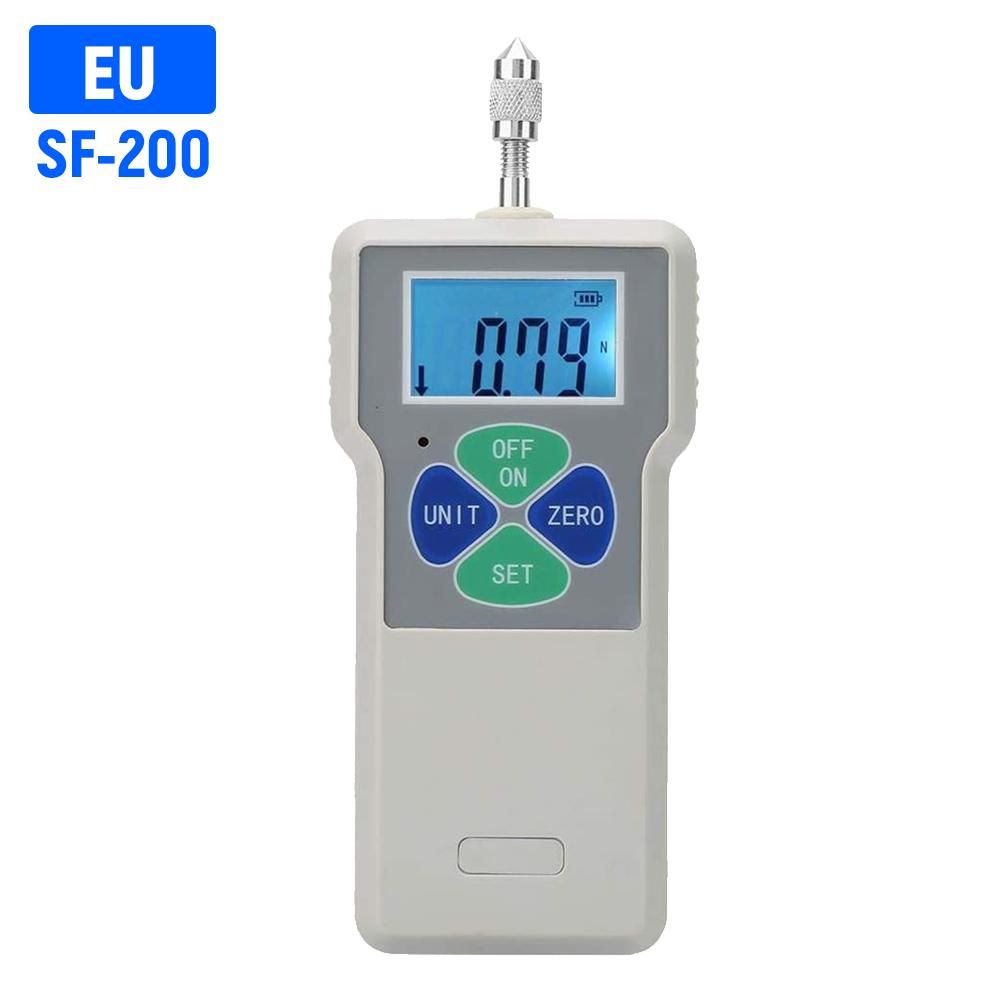 Digital Force Meter Push Pull Tester Gauge Portable Dynamometer Destructive Tester 200N/20kg/45lb 100-240V