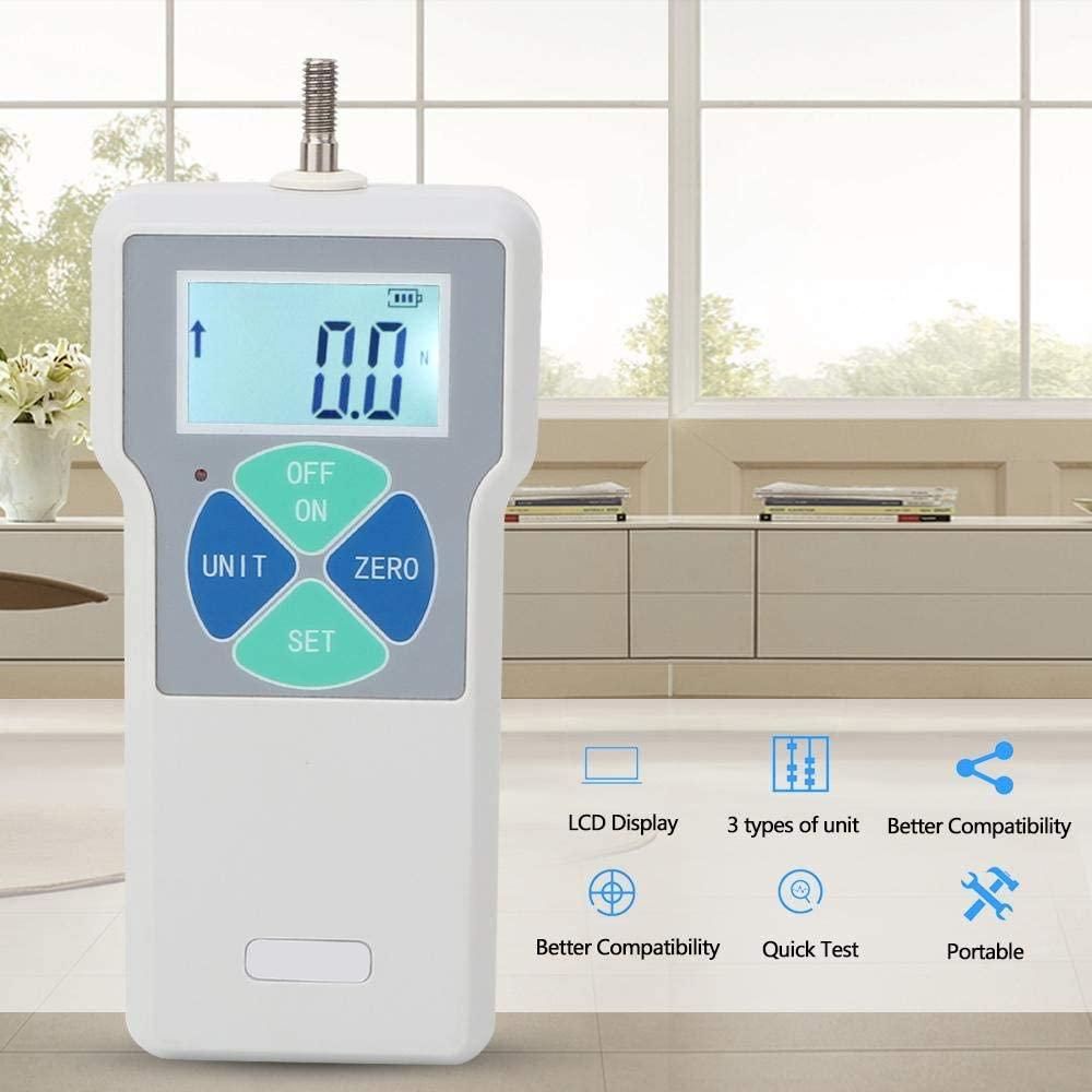 Digital Force Meter Push Pull Tester Gauge Portable Dynamometer Destructive Tester 200N/20kg/45lb 100-240V