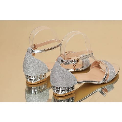Women's Sandals -  Silver