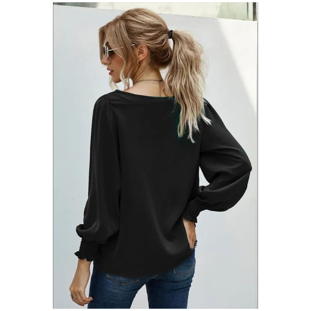 Mfed V Neck Patchwork Black Bloue