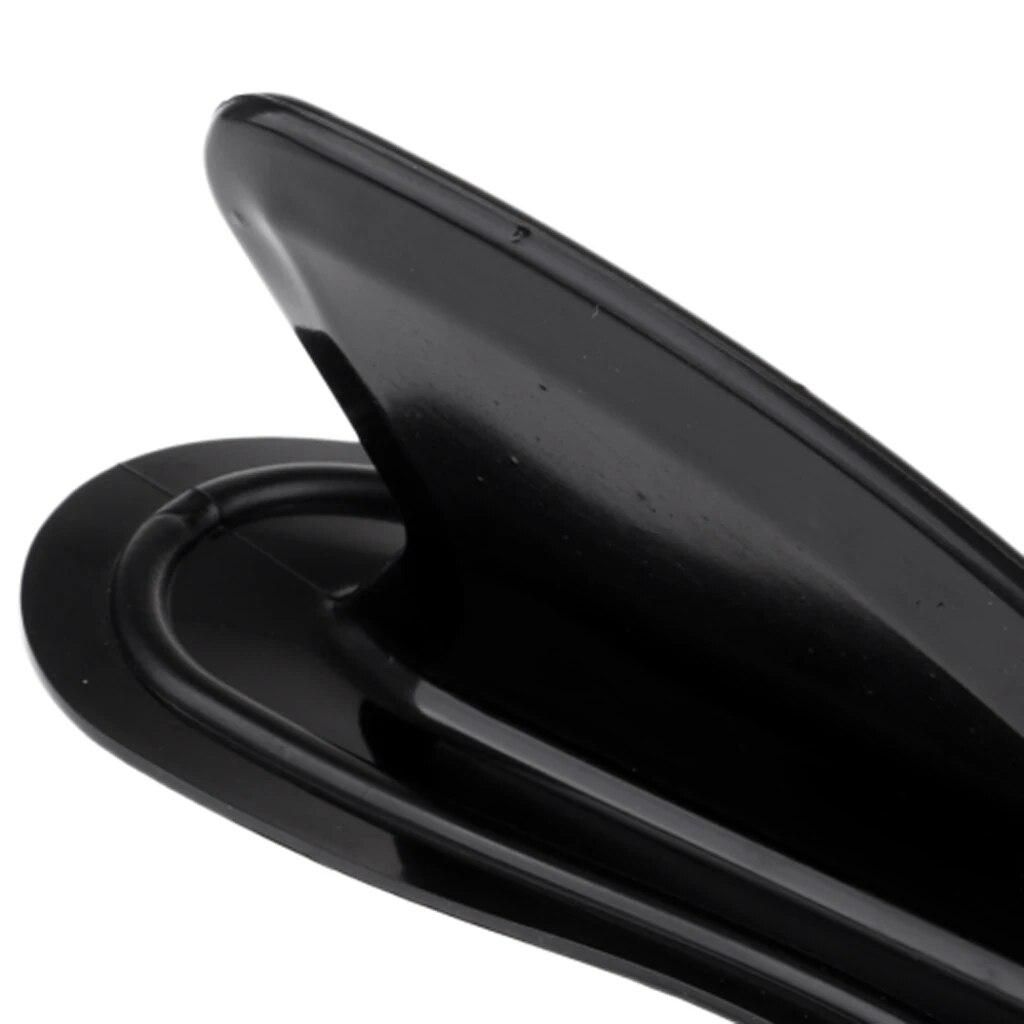 2pcs Kayak Skeg Tracking Fin Kayak Fin Watershed Board Canoe Large Black