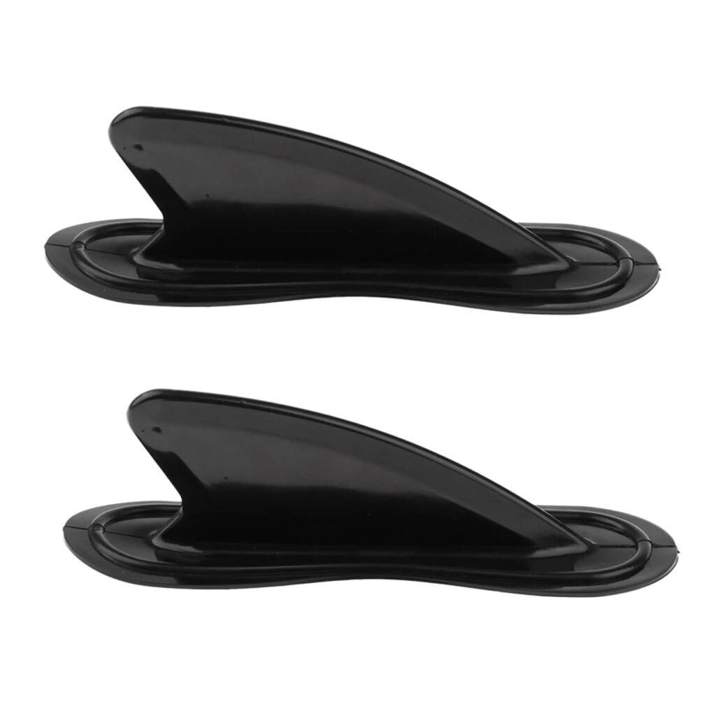 2pcs Kayak Skeg Tracking Fin Kayak Fin Watershed Board Canoe Large Black
