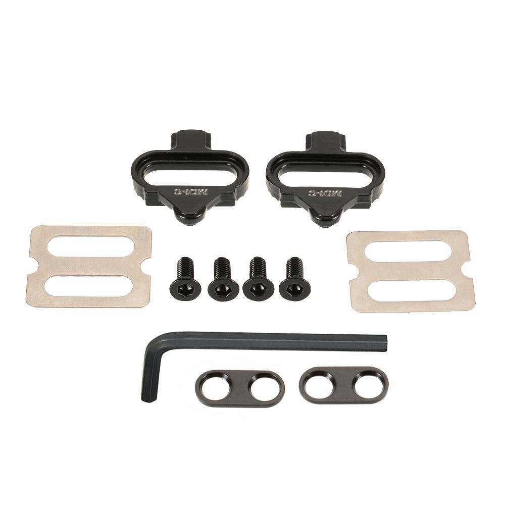 Bicycle Mountain Cleat Biking MTB Cleat Set Clips Kit W/Hardware Nuts Clip-in Cleats for Shimano SPD Pedals