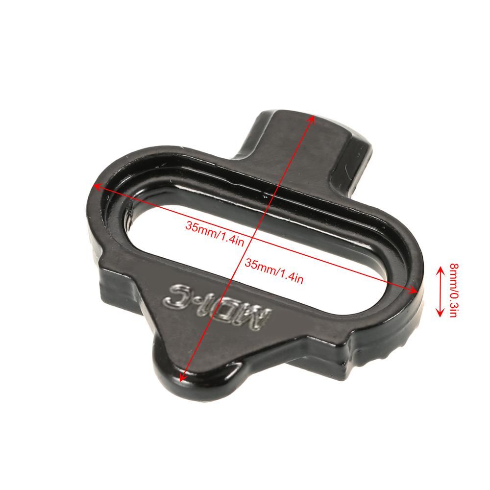 Bicycle Mountain Cleat Biking MTB Cleat Set Clips Kit W/Hardware Nuts Clip-in Cleats for Shimano SPD Pedals