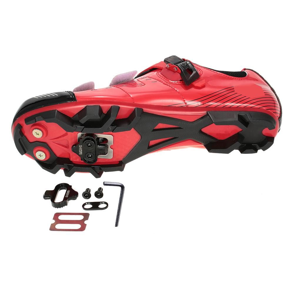 Bicycle Mountain Cleat Biking MTB Cleat Set Clips Kit W/Hardware Nuts Clip-in Cleats for Shimano SPD Pedals