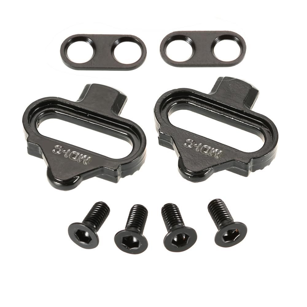 Bicycle Mountain Cleat Biking MTB Cleat Set Clips Kit W/Hardware Nuts Clip-in Cleats for Shimano SPD Pedals