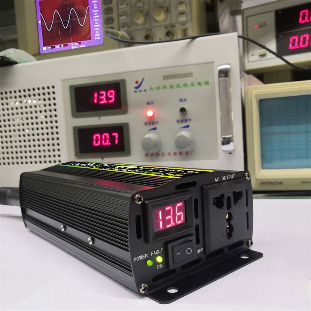 6000W Pure Sine Wave Power Inverter Car Inverter Universal Socket 12V To 220V Power Converter For Car Home Outdoor-24v To 220v 50hz