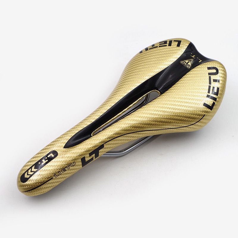 LIETU Bicycle Saddle Road Bike Leather Carbon Saddle Pad Mtb Bike Front Cushion Cycling  Seat Cover Selle Italia Bike Parts