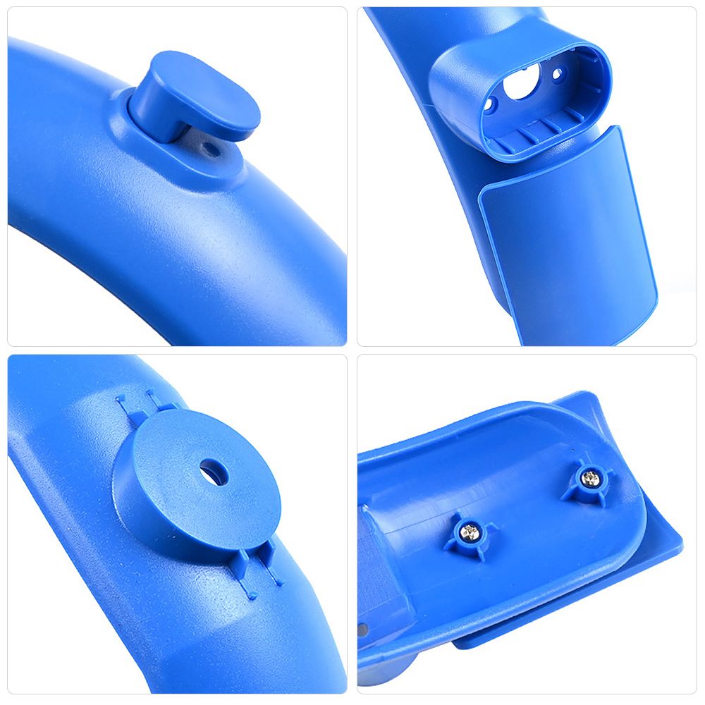 Electric Scooter Front Rear Fender Kit With Wheel Hub Shell