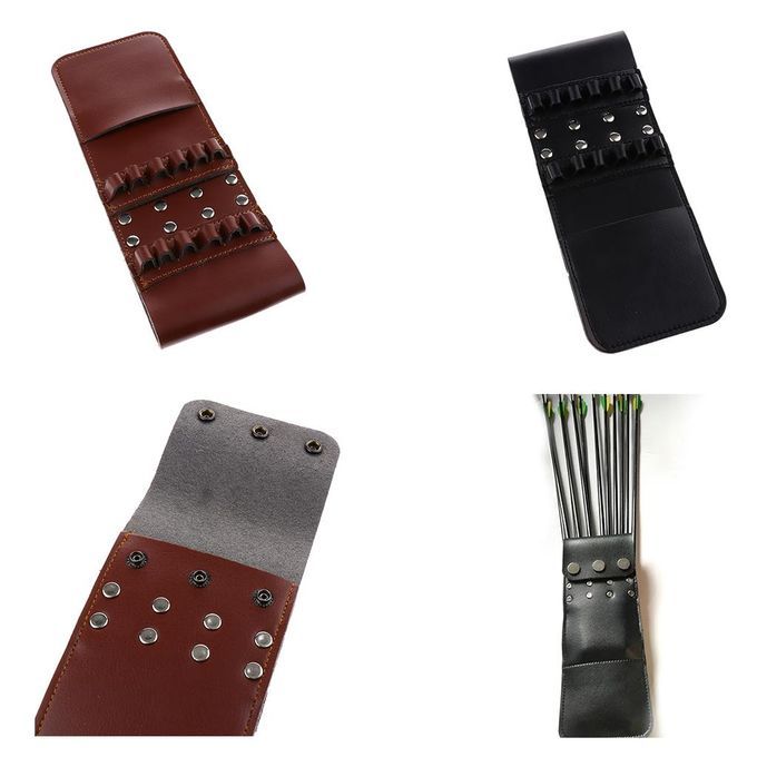 Hip Quiver Hunting Training Archery Arrow Bow Holder Bag Black
