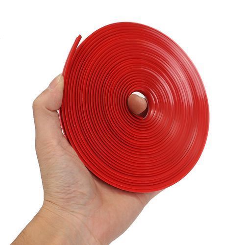 Car Wheel Rims Protector Strip Rubber 8M Red