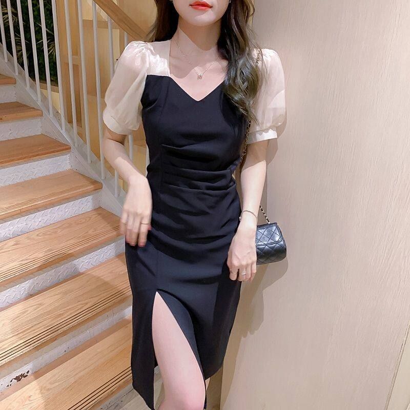 Dress Woman Spring And Summer 2021 New Design French Retr