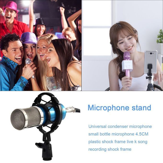 Sho K Mount  Ondenser Mi Rophone 4.5 M Plasti  Sho Kproof Frame For Live Sing-black-4.5cm
