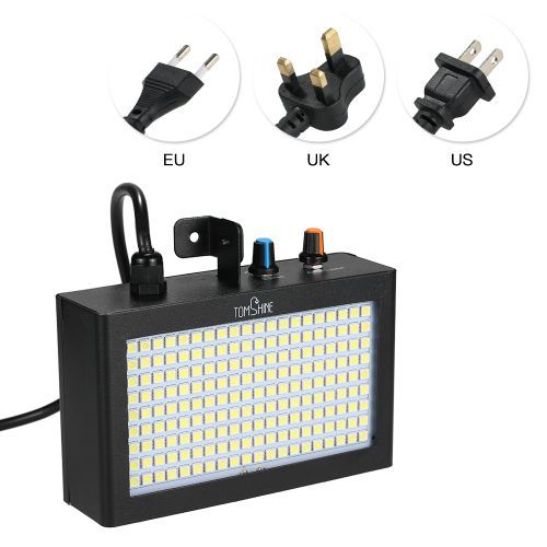 Tomshine 180 LEDs Strobe Flash Light Lamp Portable Auto