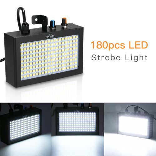 Tomshine 180 LEDs Strobe Flash Light Lamp Portable Auto