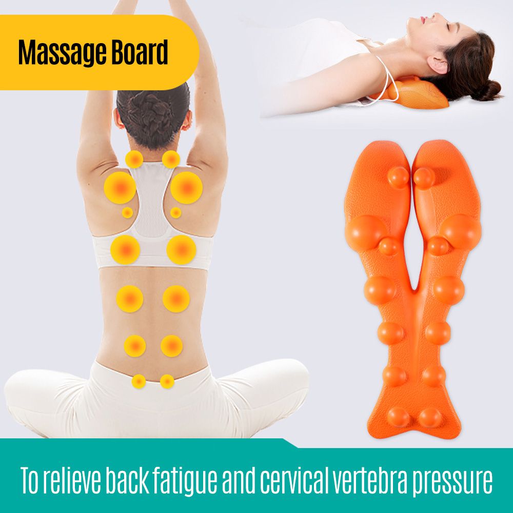 Cervical Vertebra Massage Board Brace Back Stretching Device