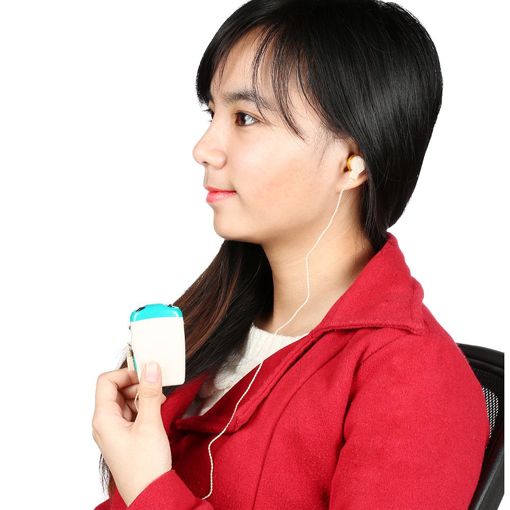 Pocket Hearing Aid Sound Amplifier For Severe Hearing Loss
