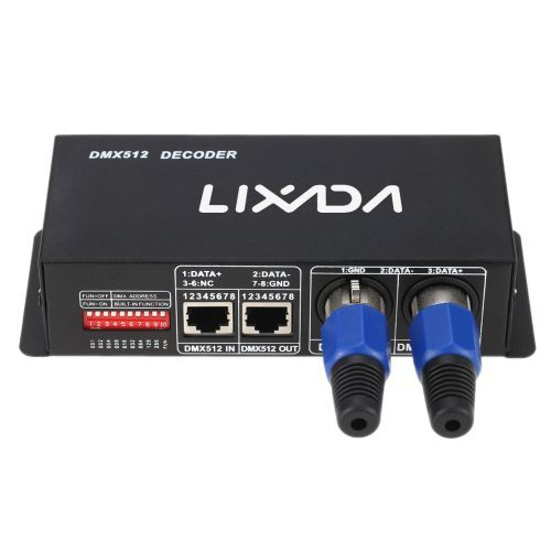Lixada DMX512 4CH*4A Decoder LED Controller 4 Channels