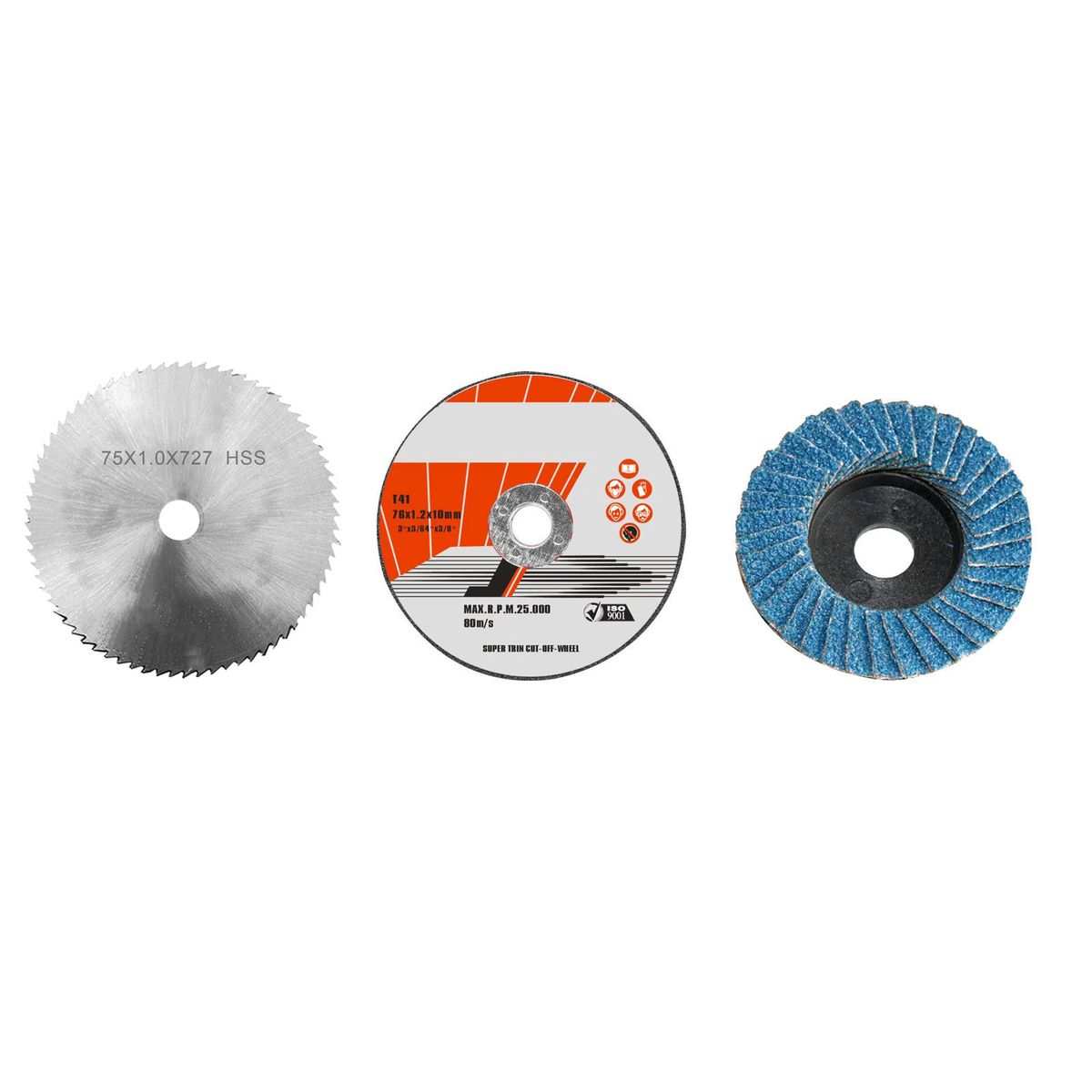 75mm Diameter 10mm Bore Grinding Disc Multifunction
