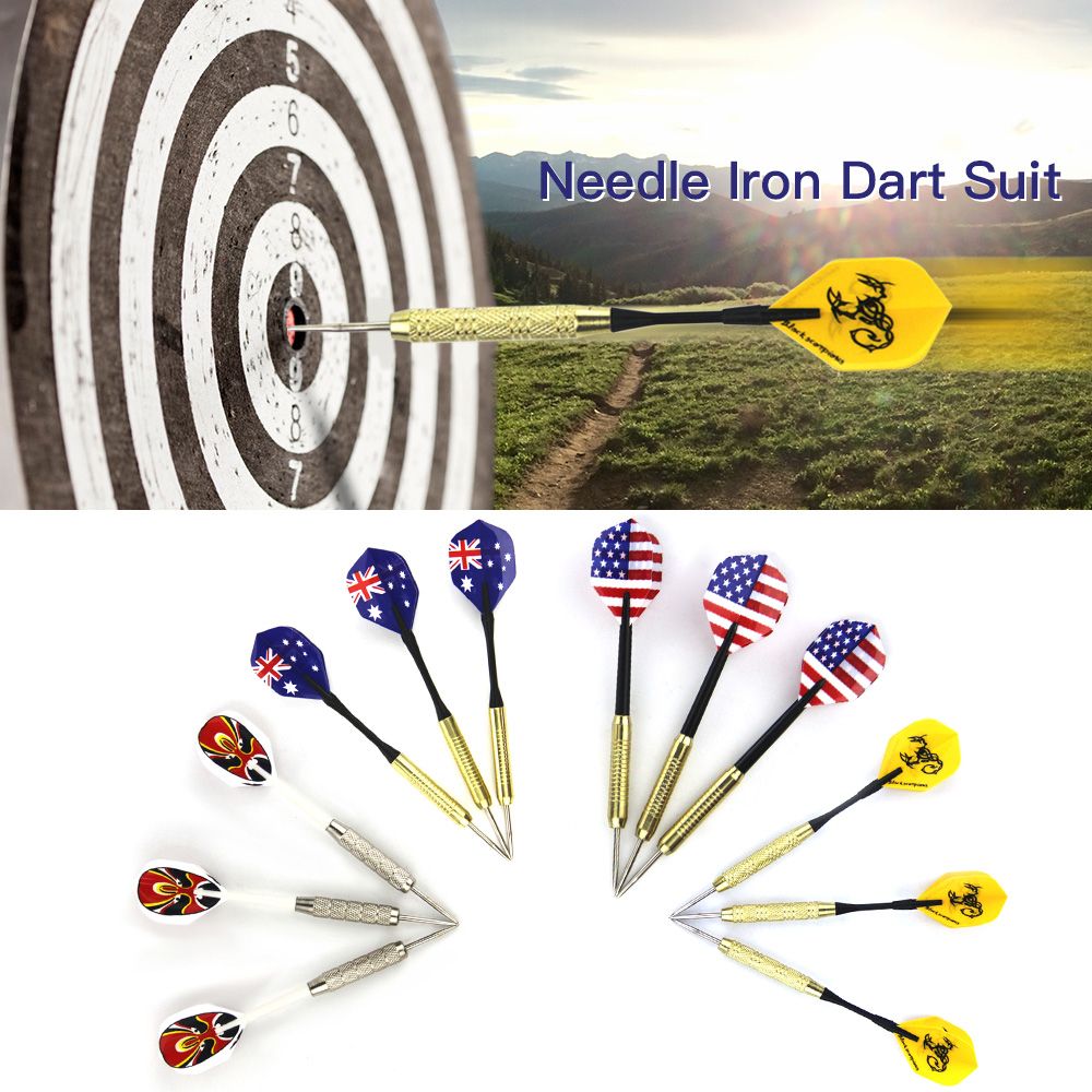 3PCS Needle Darts Indoor Sports Game Iron Dart Training