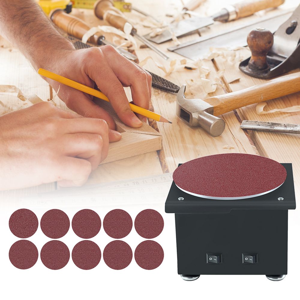 Mini Bench Disc Sander And Sanding Roller With Flexible