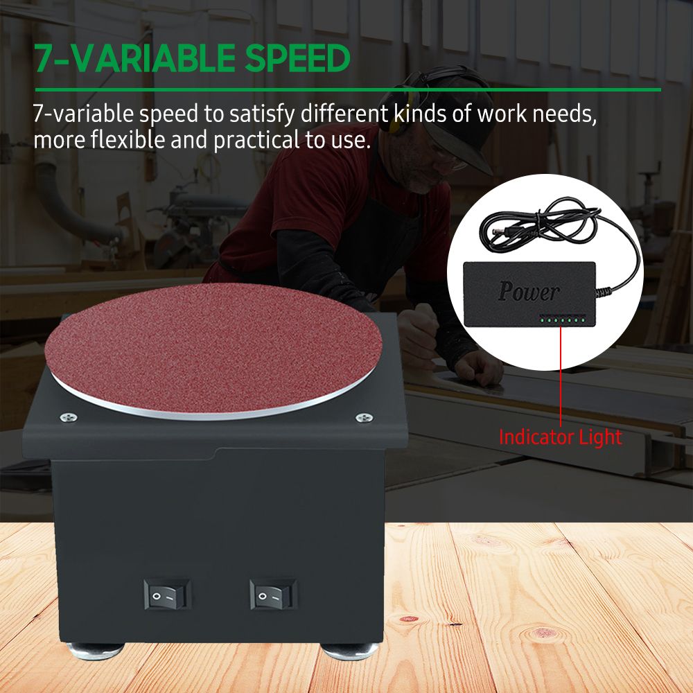 Mini Bench Disc Sander And Sanding Roller With Flexible