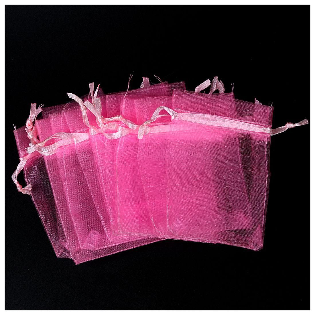 10 PCS 7x9cm Organza Jewelry Candy Gift Pouch Bags