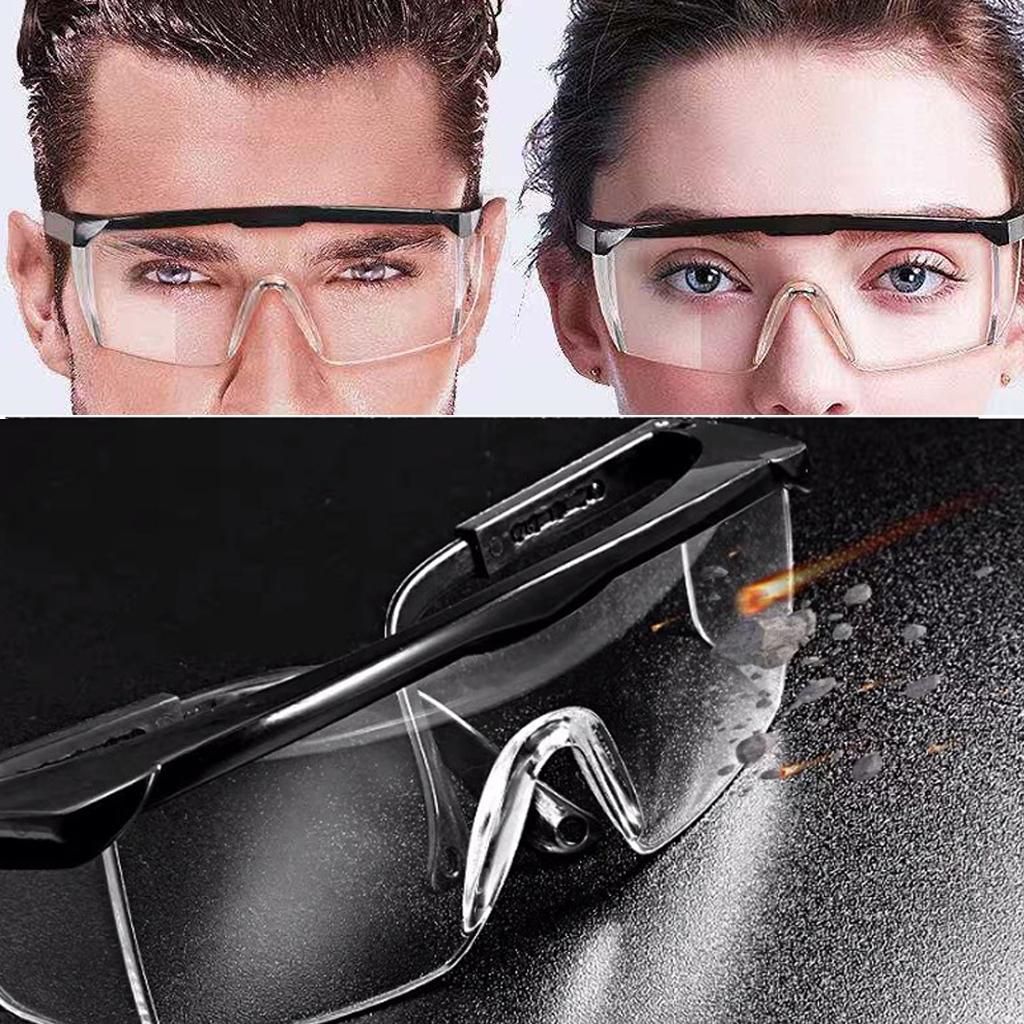 PC Cycling  Sunglasses Motorcycle Lab Work Safety Eyewear Black
