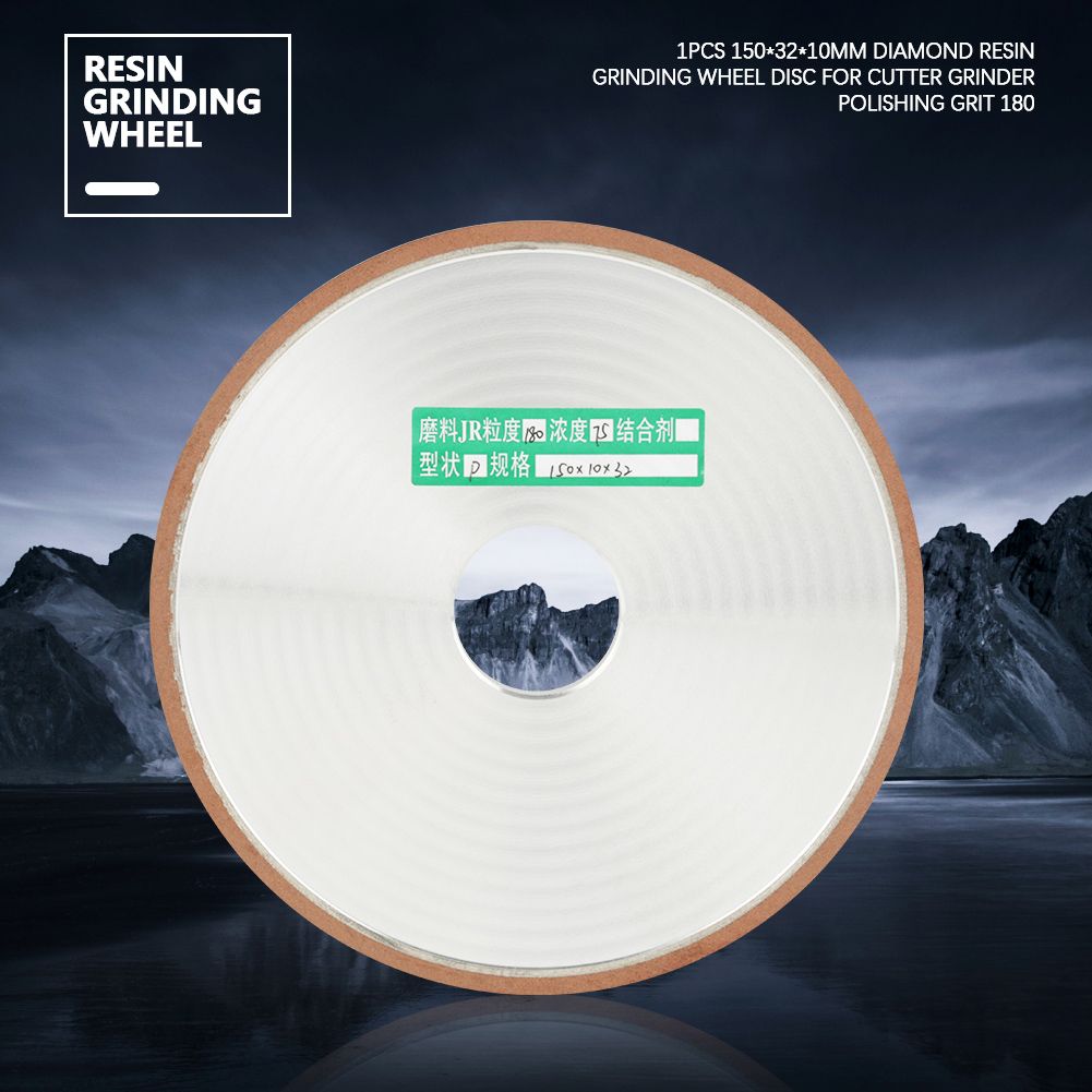 1Pcs 150*32*10mm Diamond Resin Grinding Wheel Disc For