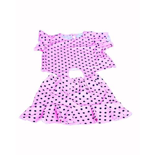 Girls Dress Girls  Skirt & Blouse With Cute Short Skirt